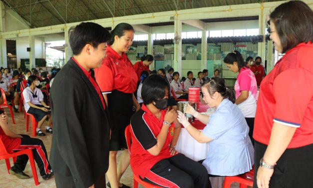 กิจกรรมรณรงค์ Kick Off HPV Vaccine ป้องกันโรคมะเร็งปากมดลูก ฉีดวัคซีน HPV 1 ล้านเข็มใน 100 วัน สำหรับผู้หญิงอายุ 11 – 20 ปี “Save Our School Children by 1 Million HPV Vaccines” รู้เท่าทัน ป้องกันได้ ตรวจพบรักษาไว ปลอดภัยจากมะเร็ง
