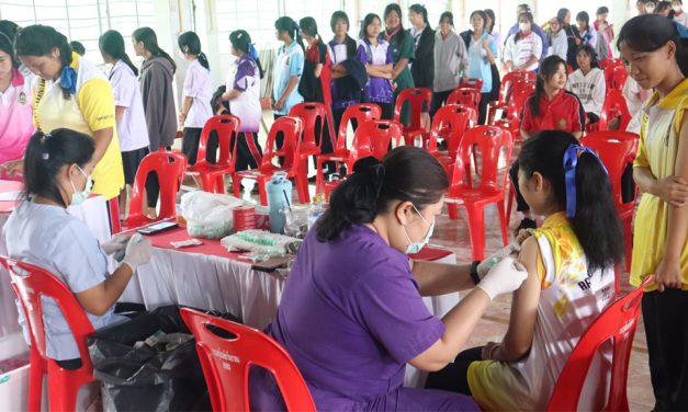 กิจกรรมรณรงค์ Kick Off HPV Vaccine ป้องกันโรคมะเร็งปากมดลูก ฉีดวัคซีน HPV 1 ล้านเข็มใน 100 วัน สำหรับผู้หญิงอายุ 11 – 20 ปี