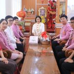 พิธีสระเกล้าดำหัวท่านผู้อำนวยการรัตติกรณ์ สุขดี เพื่อสืบสานประเพณีปี๋ใหม่เมืองและจัดประชุมเพื่อเตรียมความพร้อมเปิดภาคเรียนที่ 1 ประจำปีการศึกษา 2568
