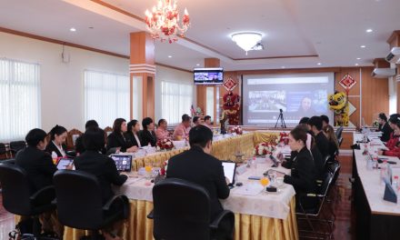 เข้ารับการตรวจเยี่ยม virtual visit (การตรวจเยี่ยมออนไลน์เสมือนจริง) รอบที่ 5 เพื่อรับรองมาตรฐานการศึกษา จาก สำนักงานรับรองมาตรฐานและประเมินคุณภาพการศึกษา (สมศ.)
