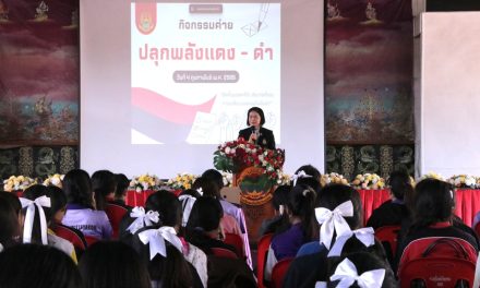 กิจกรรมค่ายปลุกพลังแดง – ดำ ประจำปีการศึกษา 2568 ของนักเรียนชั้น ม.4