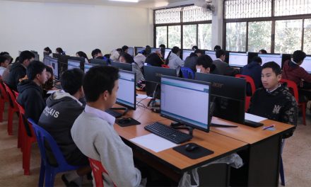 เข้ารับการทดสอบทางการศึกษาระดับชาติขั้นพื้นฐาน (O-NET) ผ่านระบบออนไลน์ ซึ่งจัดโดย สถาบันทดสอบทางการศึกษาแห่งชาติ (องค์การมหาชน)